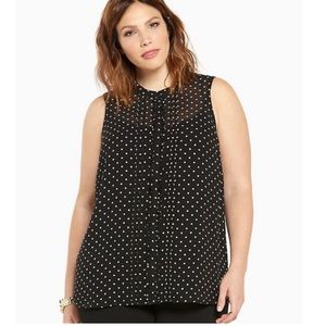 Torrid button blouse